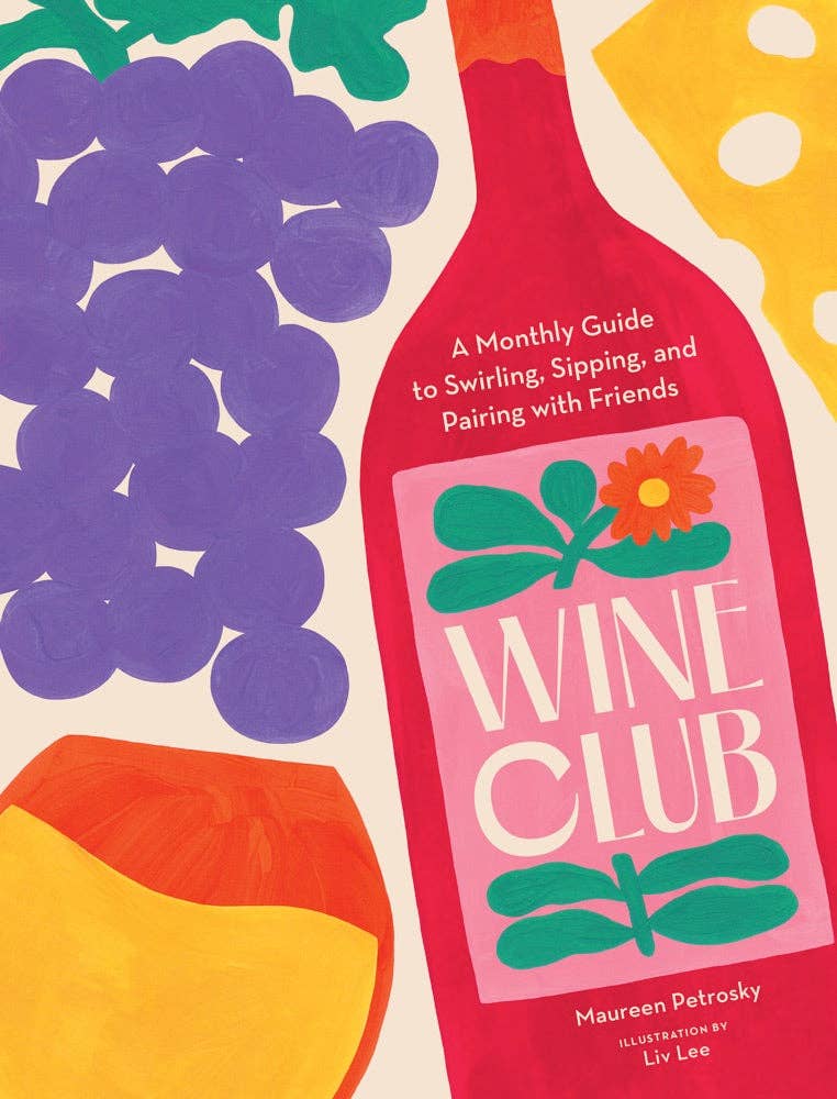 Wine Club book cover with month-by-month wine tasting guide